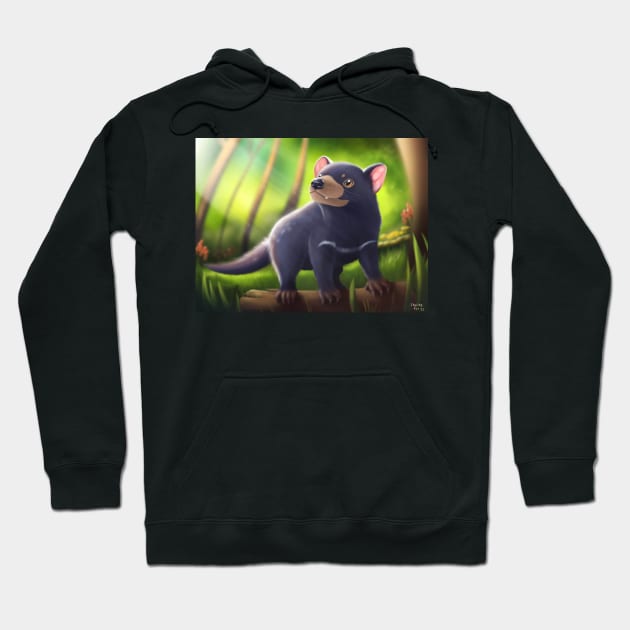 Tasmanian Devil Hoodie by CharleyFox